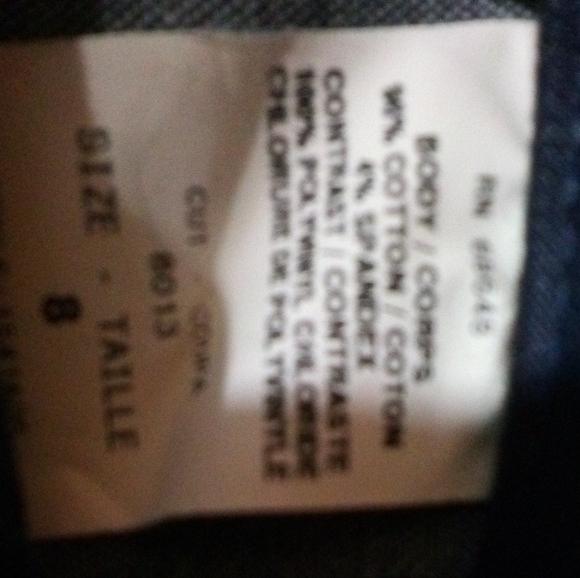 "ALLEN BY ABS FAUX LEATHER/ DENIM COTTON JEANS - Picture 10 of 13